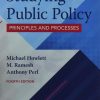 Studying Public Policy: Principles and Processes 4th Edition - eBook